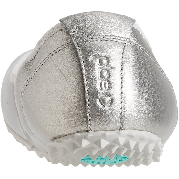 NEW Plae Crosby Ballerina Flats wide width Leather in silver unisex 925 3s2 - Picture 5 of 6